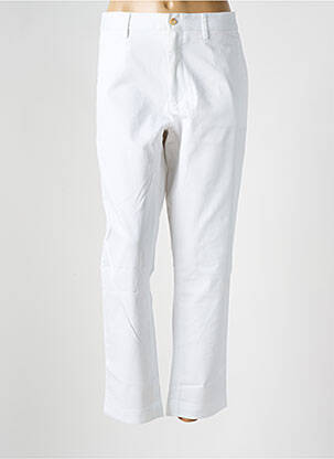 Pantalon chino tissage popeline taille normale blanc RALPH LAUREN femme