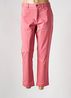 Pantalon chino tissage popeline taille normale rose RALPH LAUREN femme