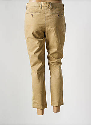Pantalon chino tissage popeline taille normale beige RALPH LAUREN femme