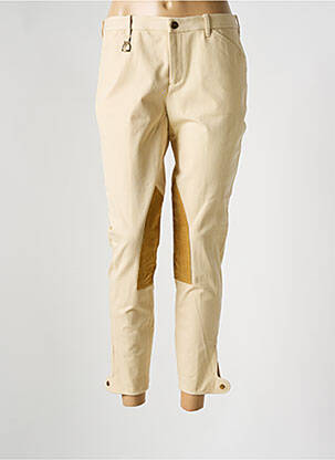 Pantalon 7/8 stretch taille normale beige RALPH LAUREN femme
