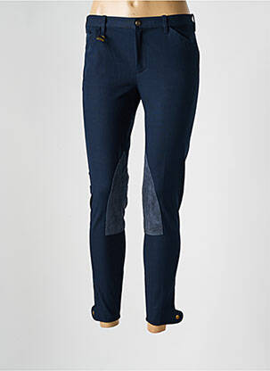 Pantalon 7/8 stretch taille normale bleu RALPH LAUREN femme