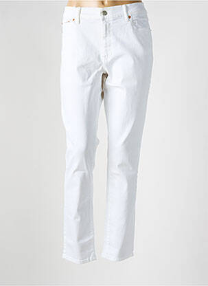 Jeans coupe slim blanc RALPH LAUREN pour femme