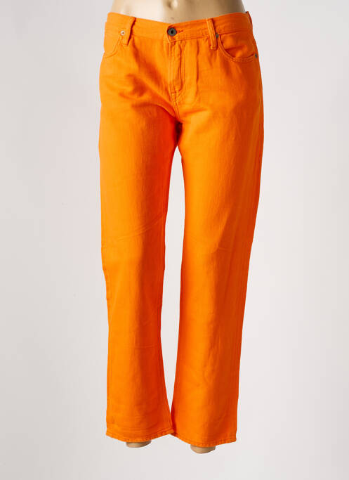 Jeans coupe droite orange RALPH LAUREN pour femme