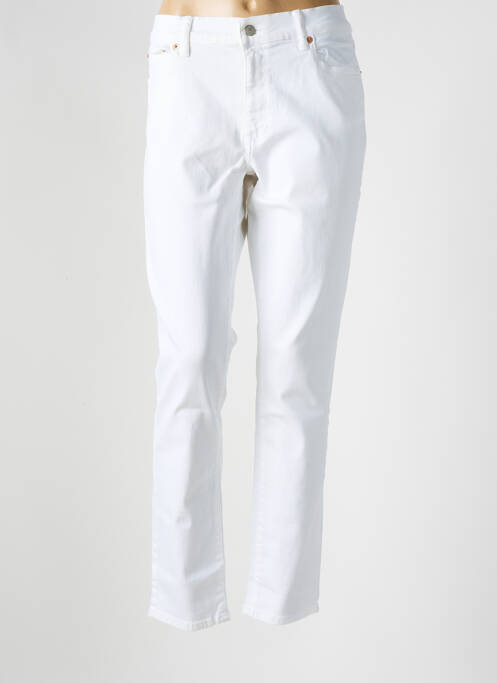 Jeans coupe slim blanc RALPH LAUREN pour femme