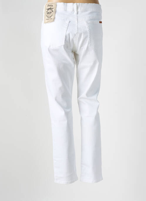 Jeans coupe slim blanc RALPH LAUREN pour femme