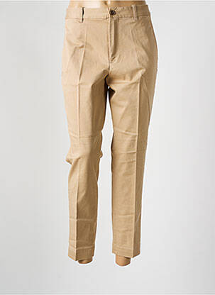 Pantalon chino tissage popeline taille normale marron RALPH LAUREN femme