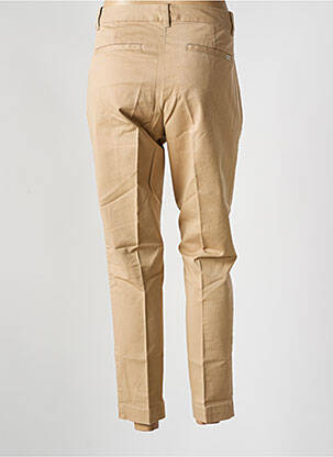 Pantalon chino tissage popeline taille normale marron RALPH LAUREN femme