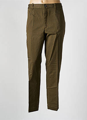 Pantalon chino tissage popeline taille normale vert RALPH LAUREN femme