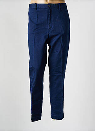 Pantalon chino tissage popeline taille normale bleu RALPH LAUREN femme