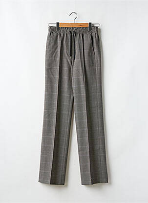 Pantalon droit taille à pinces taille normale gris BARBARA BUI femme