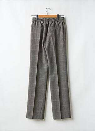 Pantalon droit taille à pinces taille normale gris BARBARA BUI femme