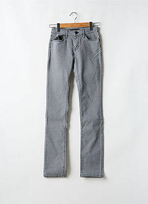 Jeans coupe slim stretch taille normale gris CORLEONE femme