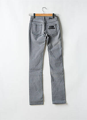 Jeans coupe slim stretch taille normale gris CORLEONE femme