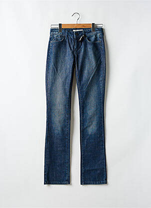 Jeans coupe droite taille basse taille basse bleu CORLEONE femme