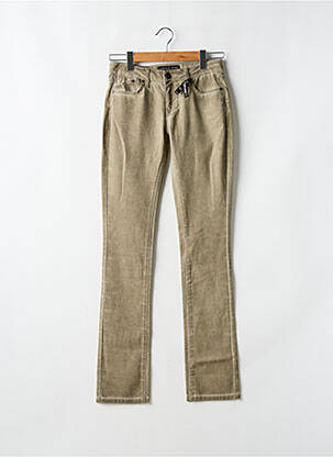 Jeans coupe slim stretch taille normale vert CORLEONE femme