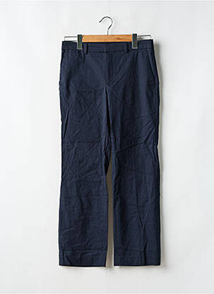 Pantalon chino tissage popeline taille normale bleu FILIPPA K femme