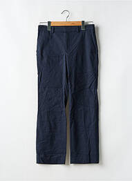 Pantalon chino tissage popeline taille normale bleu FILIPPA K femme
