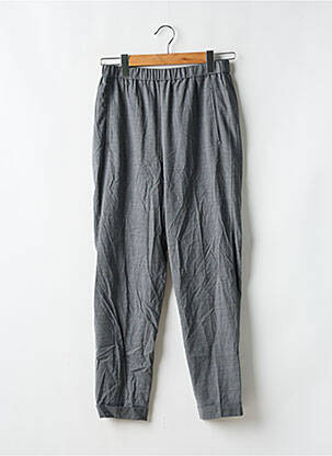 Pantalon droit taille élastique taille normale gris KNOTT femme