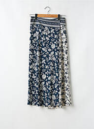 Jupe longue taille normale bleu BA&SH femme