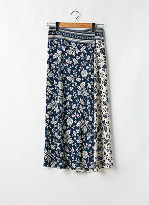 Jupe longue taille normale bleu BA&SH femme