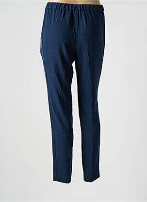 Pantalon slim taille élastique taille normale bleu KNOTT femme
