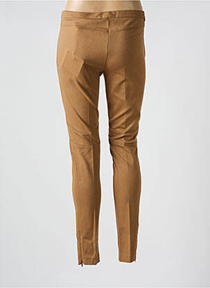 Pantalon slim taille élastique taille normale marron MONCLER femme