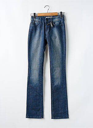 Jeans coupe slim taille basse taille basse bleu CORLEONE femme