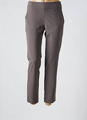 Pantalon 7/8 marron D.EXTERIOR pour femme seconde vue