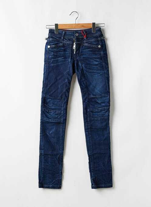 Jeans coupe slim bleu MARITHE & FRANCOIS GIRBAUD pour femme