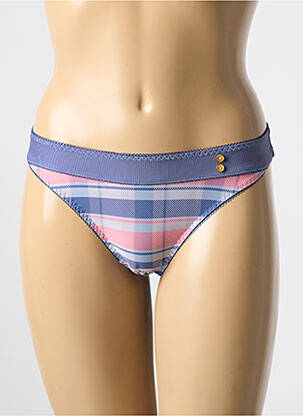 String bleu FREYA pour femme