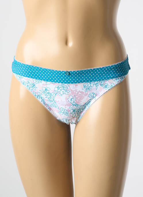 String bleu FREYA pour femme