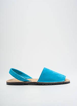 Sandales/nu pieds bout ouvert talon plat jusqu'à 3cm bleu MENORQUINAS femme