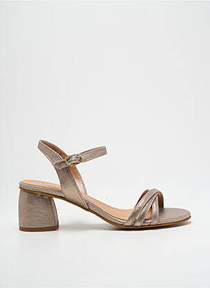 Sandales/nu pieds talon bottier talon de 4 à 6cm or ELIO PITTI femme