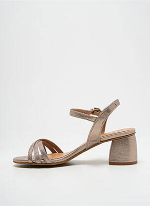Sandales/nu pieds talon bottier talon de 4 à 6cm or ELIO PITTI femme