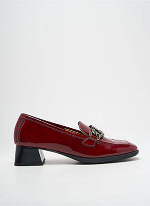 Mocassins carré talon de 4 à 6cm rouge MARIA JAEN femme
