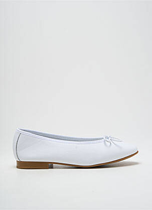 Ballerines matière lisse talon plat jusqu'à 3cm blanc ELIO PITTI femme