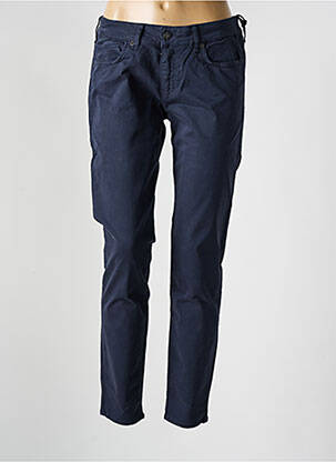 Pantalon slim poches bleu FIVE femme
