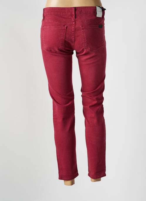 Jeans coupe slim rouge FIVE pour femme