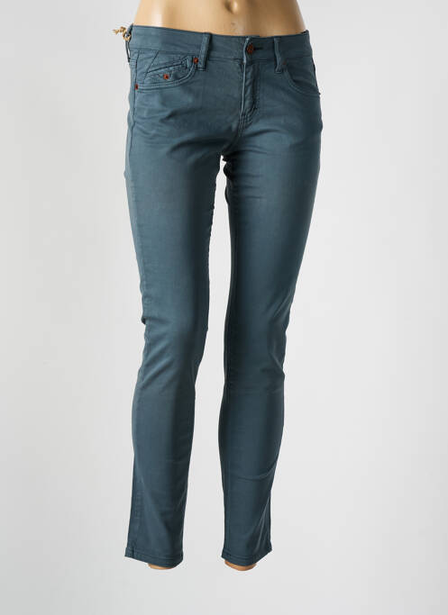 Pantalon slim bleu FIVE pour femme