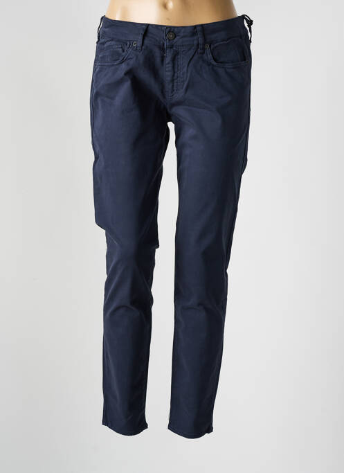 Pantalon slim bleu FIVE pour femme