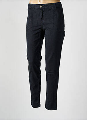 Jeans coupe slim taille normale taille normale noir FIVE femme
