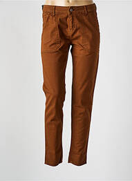 Jeans coupe slim taille normale taille normale marron FIVE femme