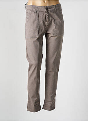 Jeans coupe slim taille normale taille normale gris FIVE femme