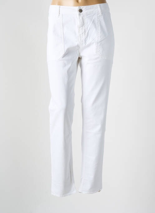 Jeans coupe slim blanc FIVE pour femme