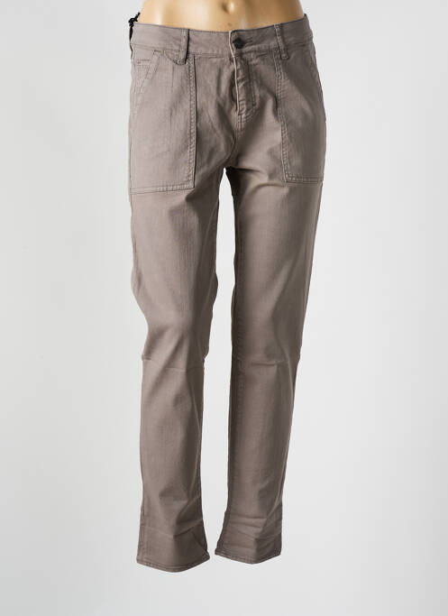 Jeans coupe slim gris FIVE pour femme
