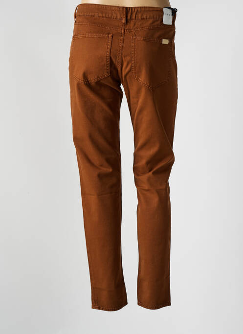 Jeans coupe slim marron FIVE pour femme