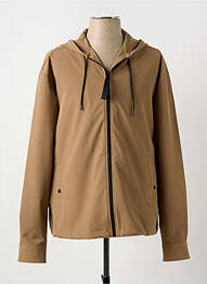 Coupe-vent poignets pressionnés a capuche marron HUGO BOSS homme