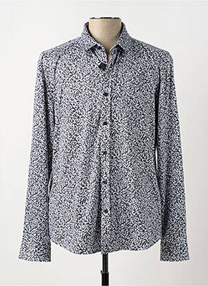 Chemise manches longues imprimé fantaisie noir HUGO BOSS homme