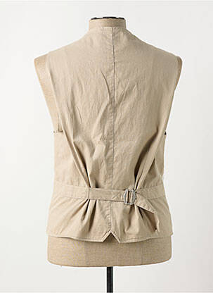 Gilet sans manche poches beige BOB homme