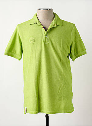 Polo stretch manches courtes vert BOB homme